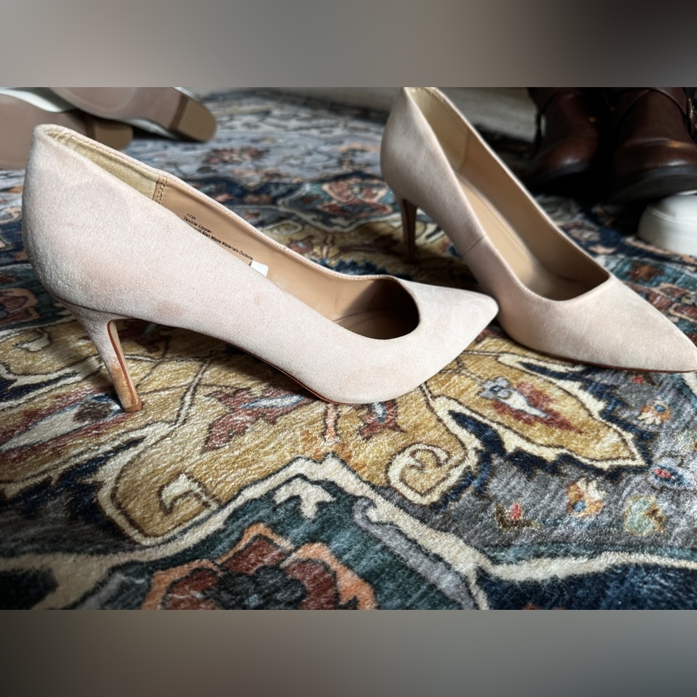 a new day Nude Blush Pointed Toe Heels
